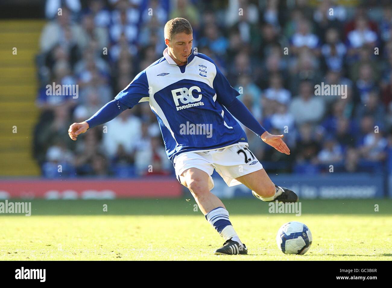 Fußball - Barclays Premier League - Birmingham City / Bolton Wanderers - St. Andrew's Stadium. Gregory Vignal, Birmingham City Stockfoto