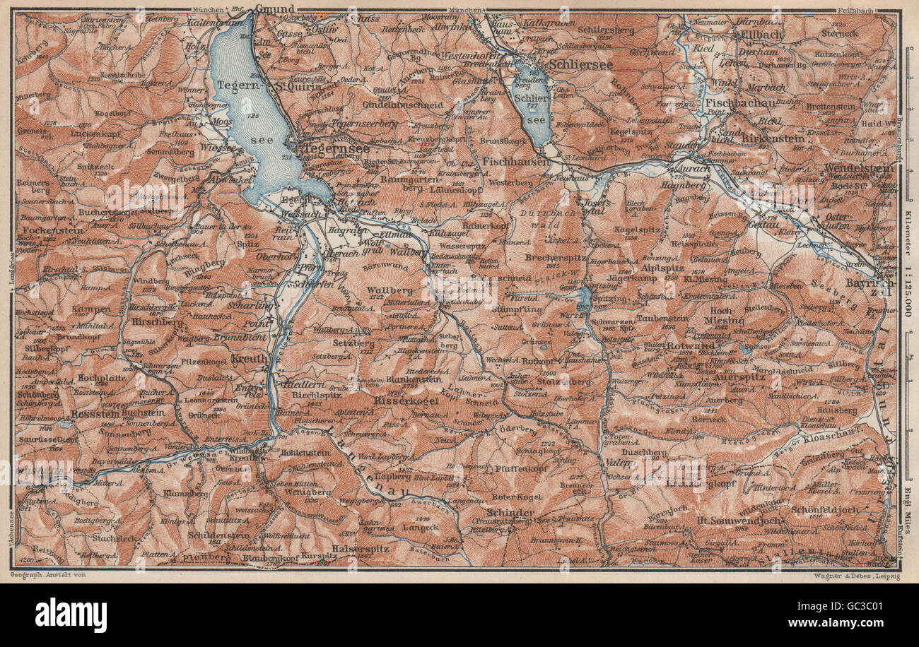 Karte tegernsee -Fotos und -Bildmaterial in hoher Auflösung – Alamy