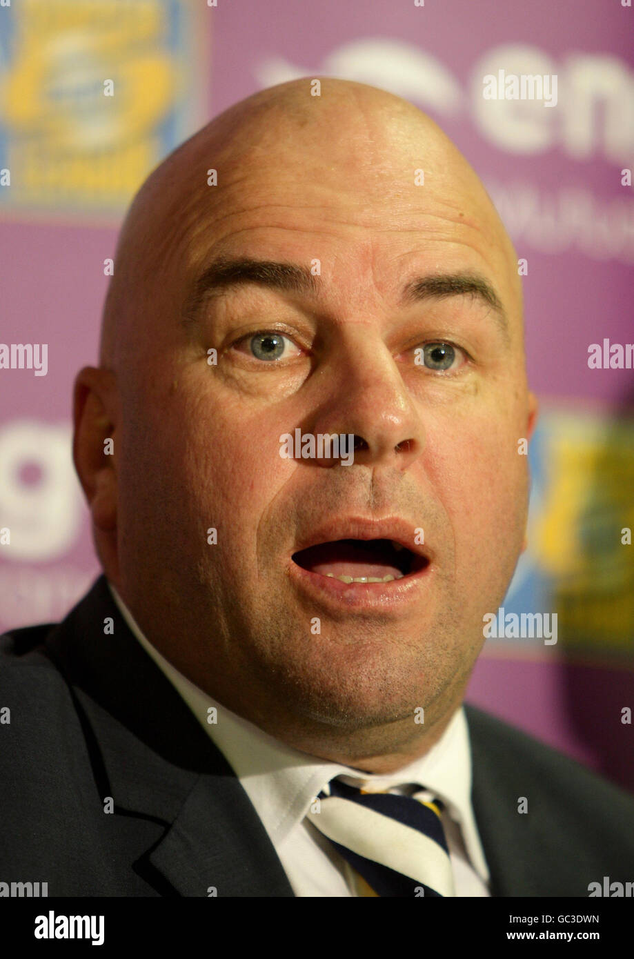 Rugby League - Engage Super League Grand Final - Kapitäne Pressekonferenz - Old Trafford Stockfoto