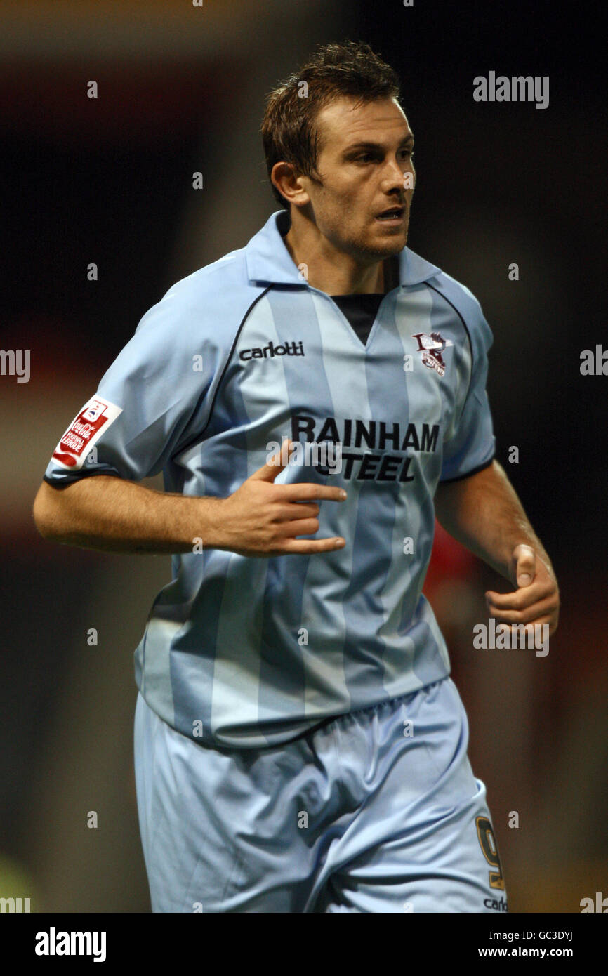 Fußball - Coca-Cola Football League Championship - Nottingham Forest / Scunthorpe United - City Ground. Paul Hayes, Scunthorpe United Stockfoto