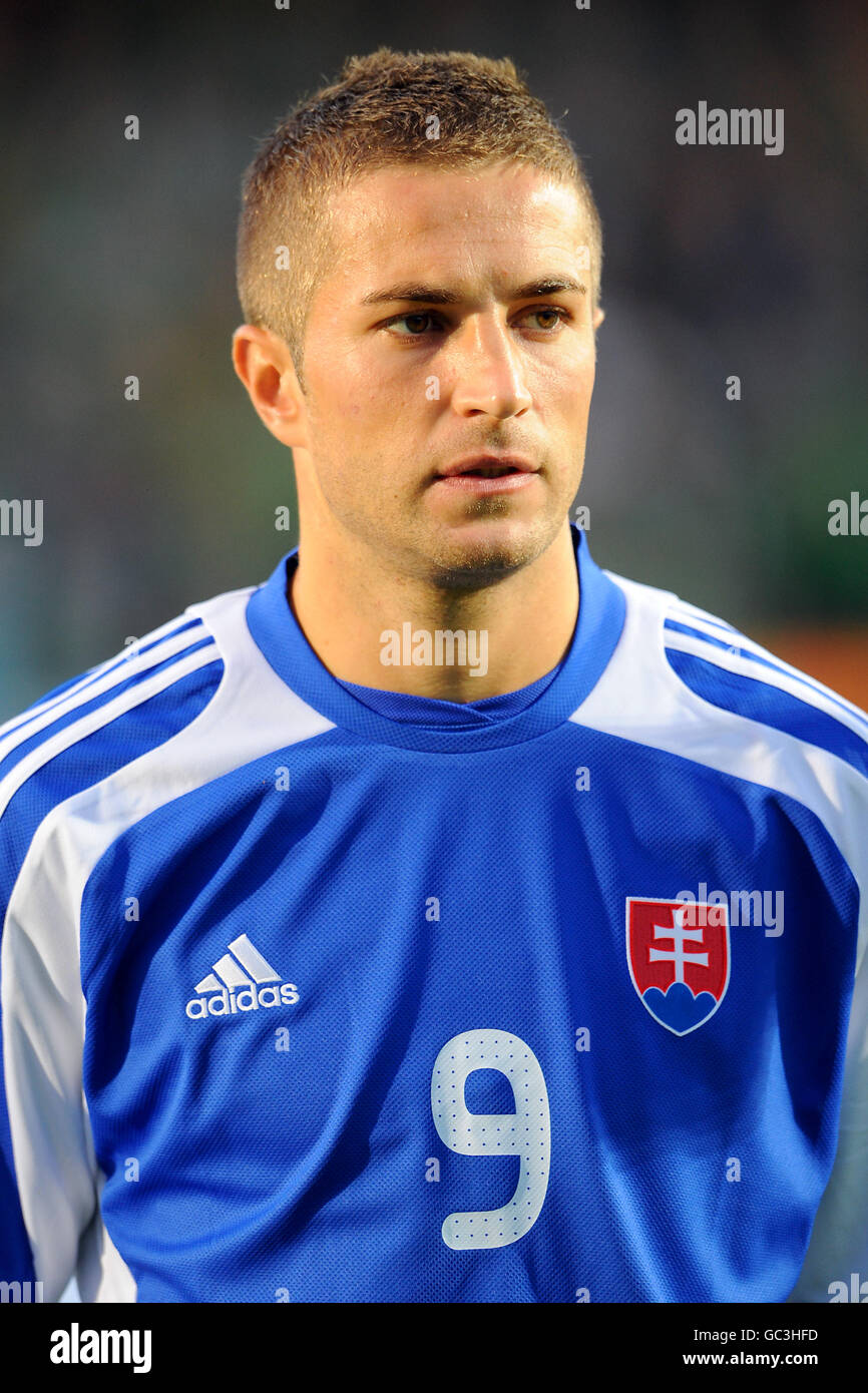 Fußball - FIFA Fußball-Weltmeisterschaft 2010 - Qualifikationsrunde - Gruppe 3 - Nordirland - Slowakei - Windsor Park. Stanislav Sestak, Slowakei Stockfoto