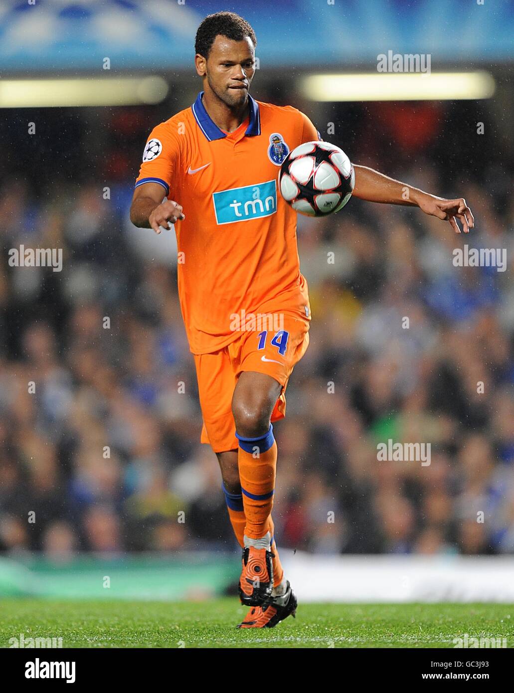 Fußball - UEFA Champions League - Gruppe D - Chelsea / FC Porto - Stamford Bridge. Jorge Rolando, FC Porto. Stockfoto