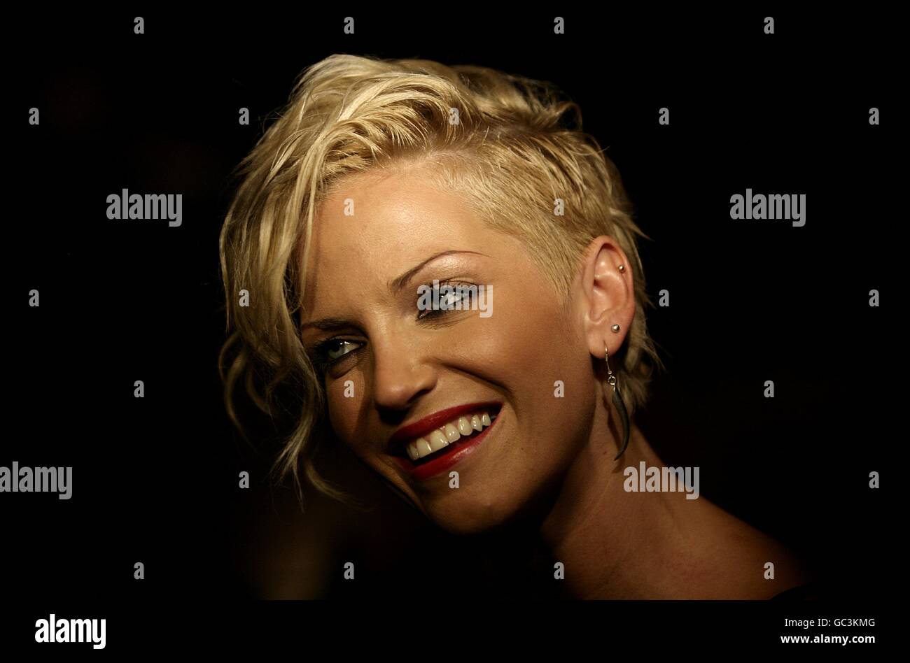 Sarah Harding bei der Vivienne Westwood Red Label Catwalk Show im Old Sorting Office, New Oxford Street, London. Stockfoto