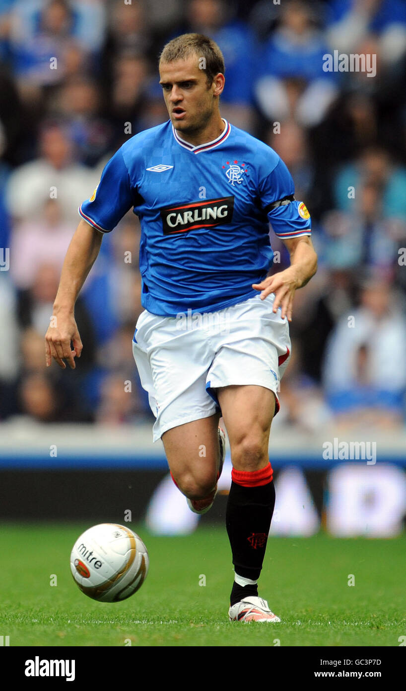 Fußball - Clydesdale Bank Scottish Premier League - Rangers gegen Aberdeen - Ibrox. Die Rangers Jerome Rothen während des Spiels der Clydesdale Bank Scottish Premier League in Ibrox, Glasgow. Stockfoto