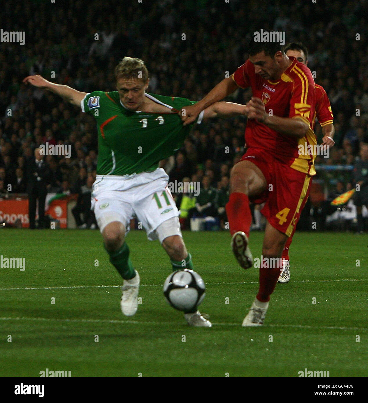 Fußball - WM 2010 - Qualifikationsrunde - Gruppe acht - Republik Irland V Montenegro - Croke Park Stockfoto