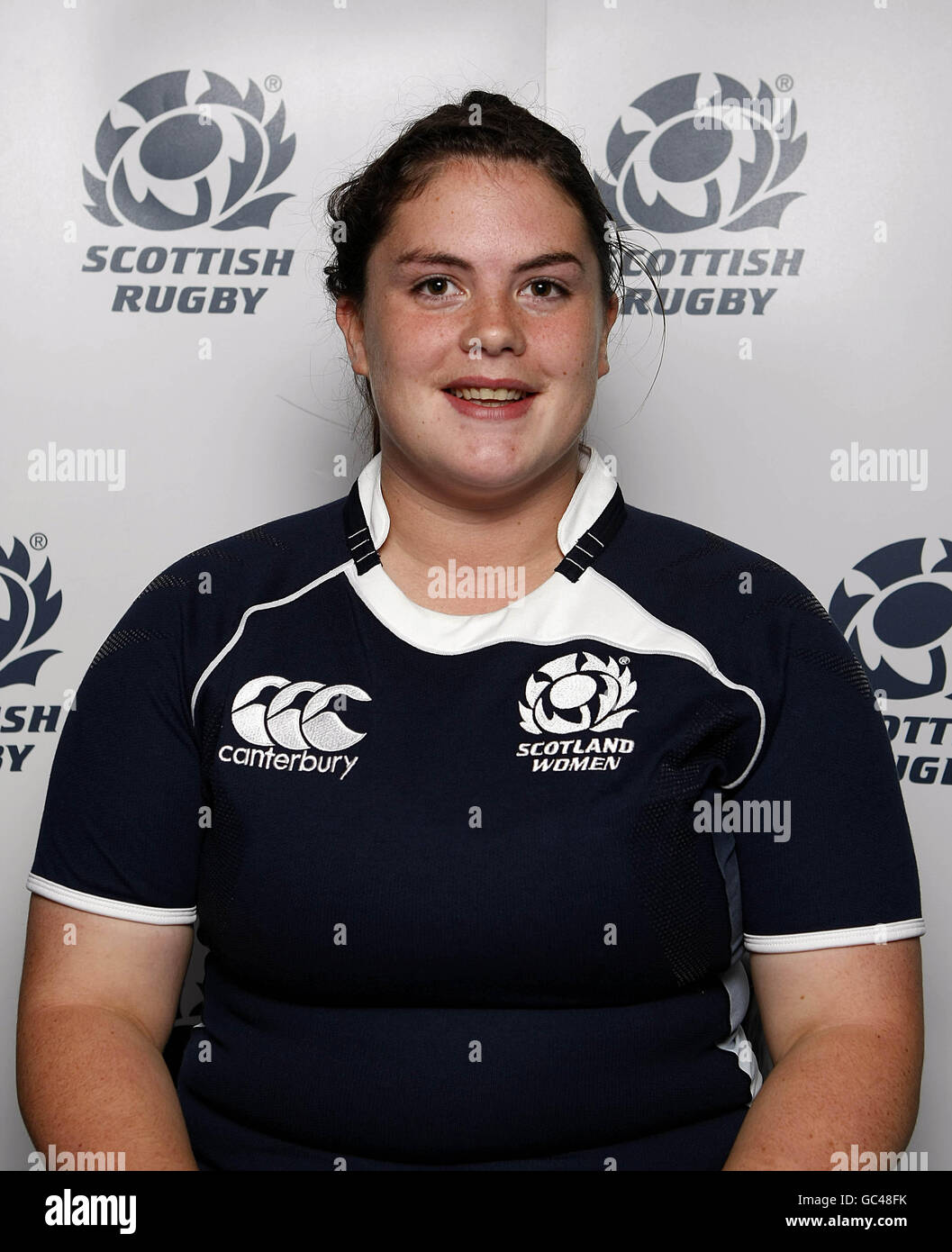 Rugby Union - Scotland Women's National Rugby Team - Photocall. Lindsey Smith, Schottland Stockfoto