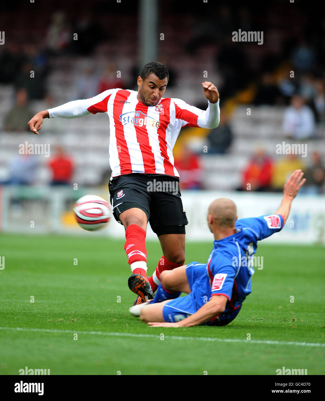 Fußball - Coca-Cola Football League Two - Lincoln City V Aldershot Town - Sincil Bank Stockfoto