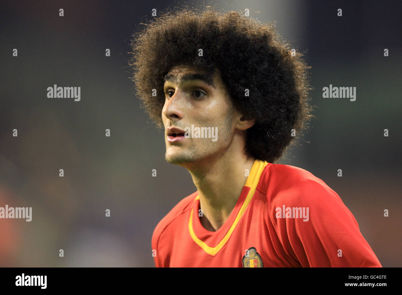 Fußball - WM 2010 - Qualifikationsrunde - Gruppe fünf - Belgien V Türkei - Koning Boudewijn Stadion Stockfoto