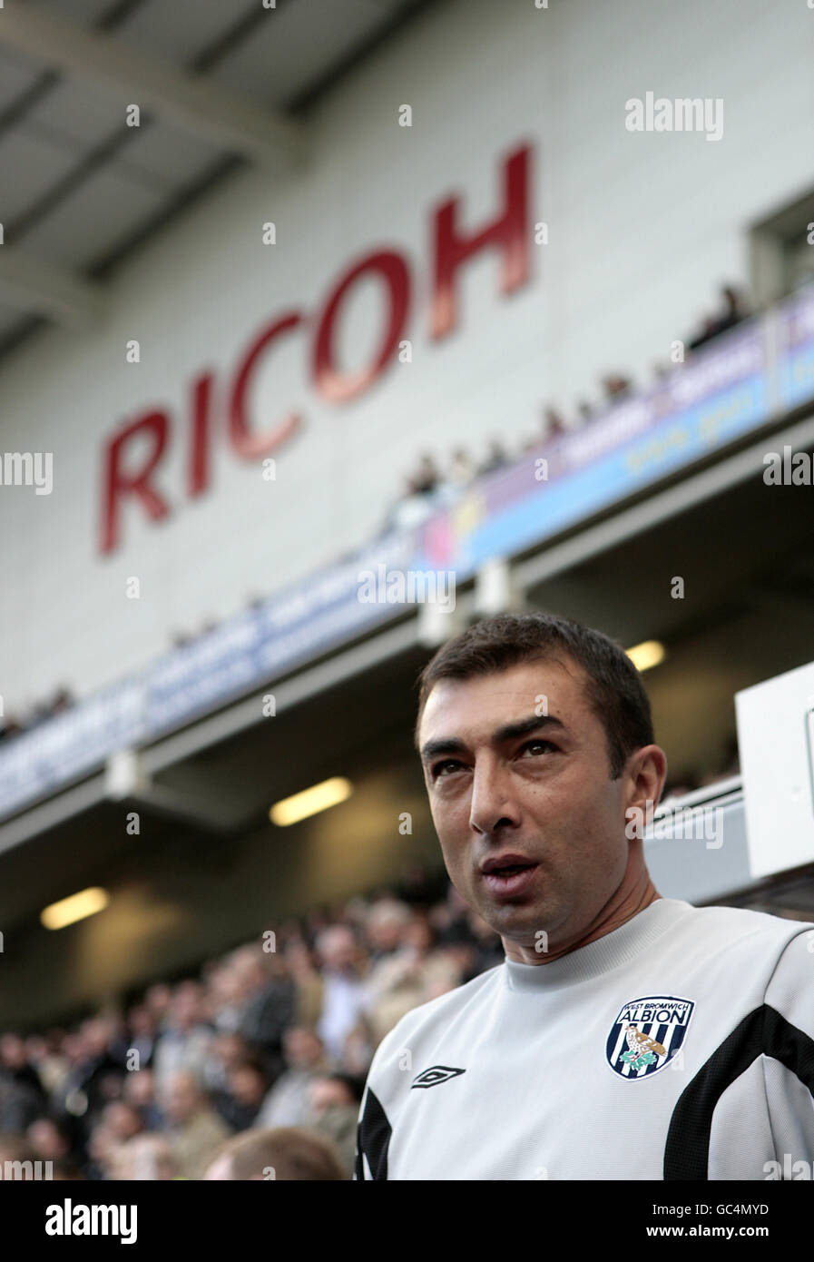 Fußball - Coca-Cola Football League Championship - Coventry City / West Bromwich Albion - Ricoh Arena. Roberto Di Matteo, Manager von West Bromwich Albion Stockfoto