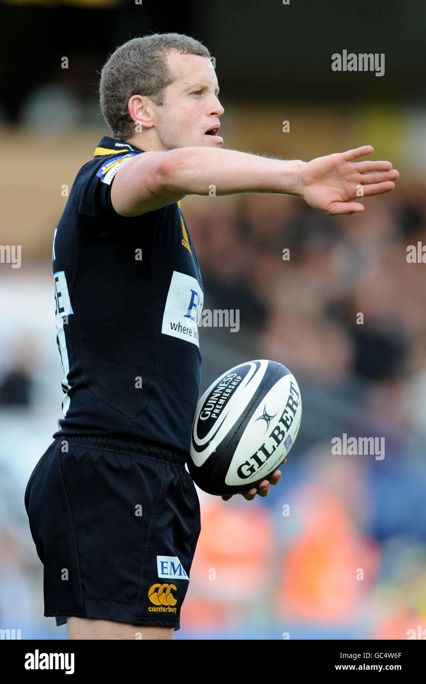 Rugby Union - Guinness Premiership - London Wasps gegen Leeds Carnegie - Adams Park. Dave Walder, Wespen Stockfoto