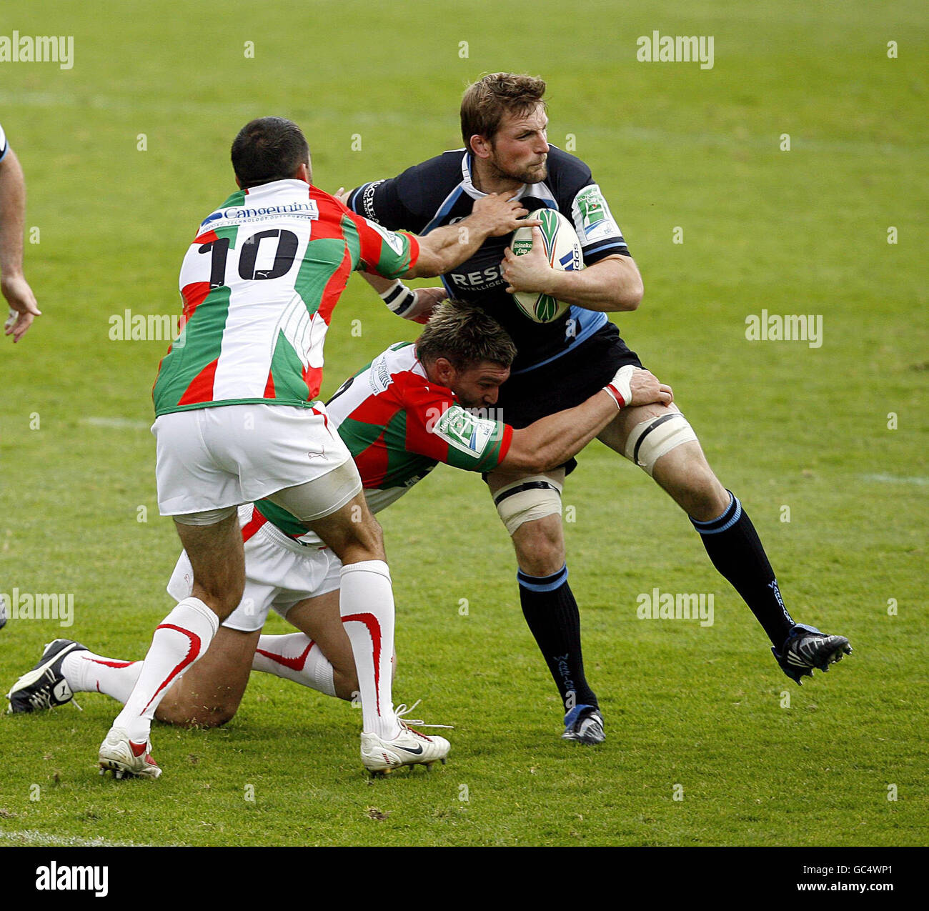 Rugby-Union - Heineken Cup - Pool 2 - Glasgow Warriors V Biarritz - Firhill Arena Stockfoto
