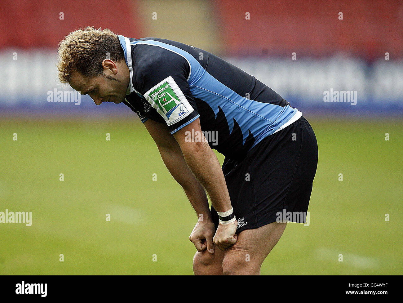 Rugby-Union - Heineken Cup - Pool 2 - Glasgow Warriors V Biarritz - Firhill Arena Stockfoto