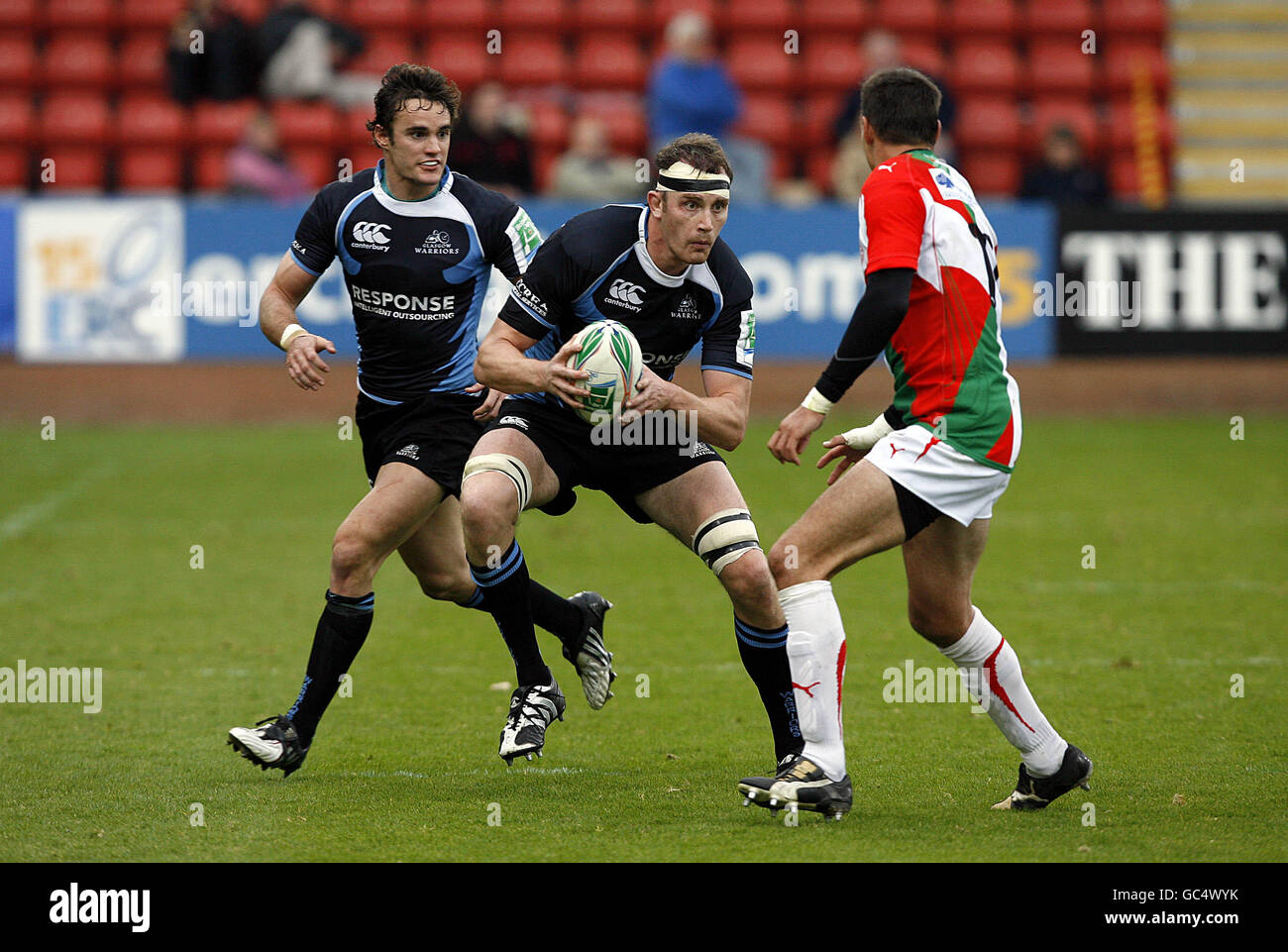 Rugby-Union - Heineken Cup - Pool 2 - Glasgow Warriors V Biarritz - Firhill Arena Stockfoto