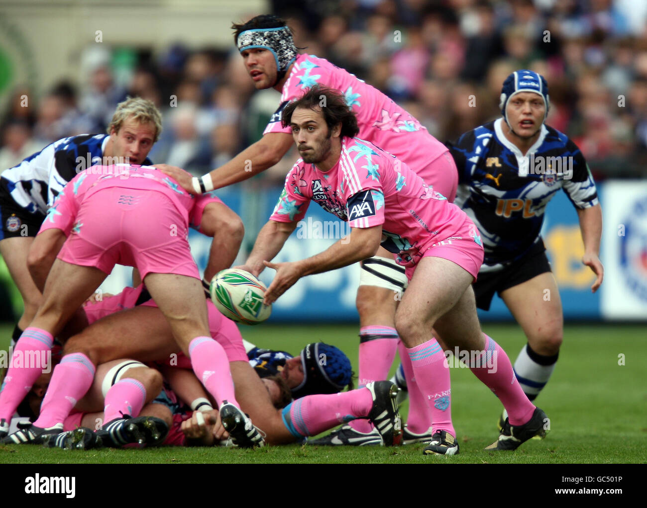 Rugby Union - Heineken Cup - Pool 4 - Bad V Stade Francais - The Recreation Ground Stockfoto