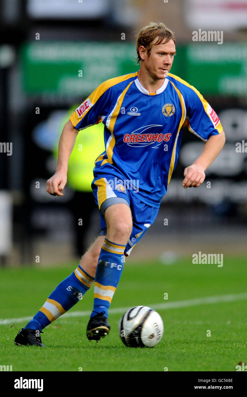 Fußball - Coca-Cola Football League Two - Notts County V Shrewsbury Town - Meadow Lane Stockfoto