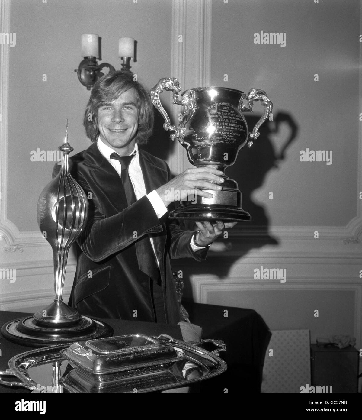 Formel 1 - James Hunt - RAC Hauptsitz London Stockfoto