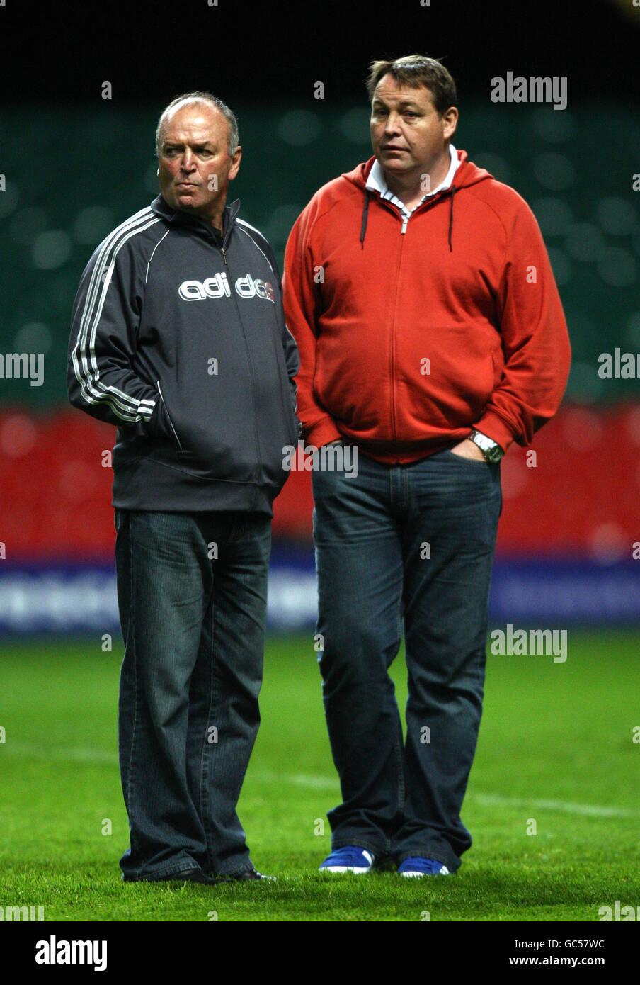 Rugby-Union - Herbst Internationals - Wales V Neuseeland - New Zealand Kapitäne laufen - Millennium Stadium Stockfoto