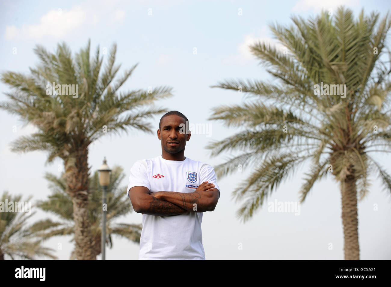 Fußball - internationale Freundschaftsspiele - Brasilien V England - England-Pressekonferenz - Ritz-Carlton Hotel - Doha Stockfoto