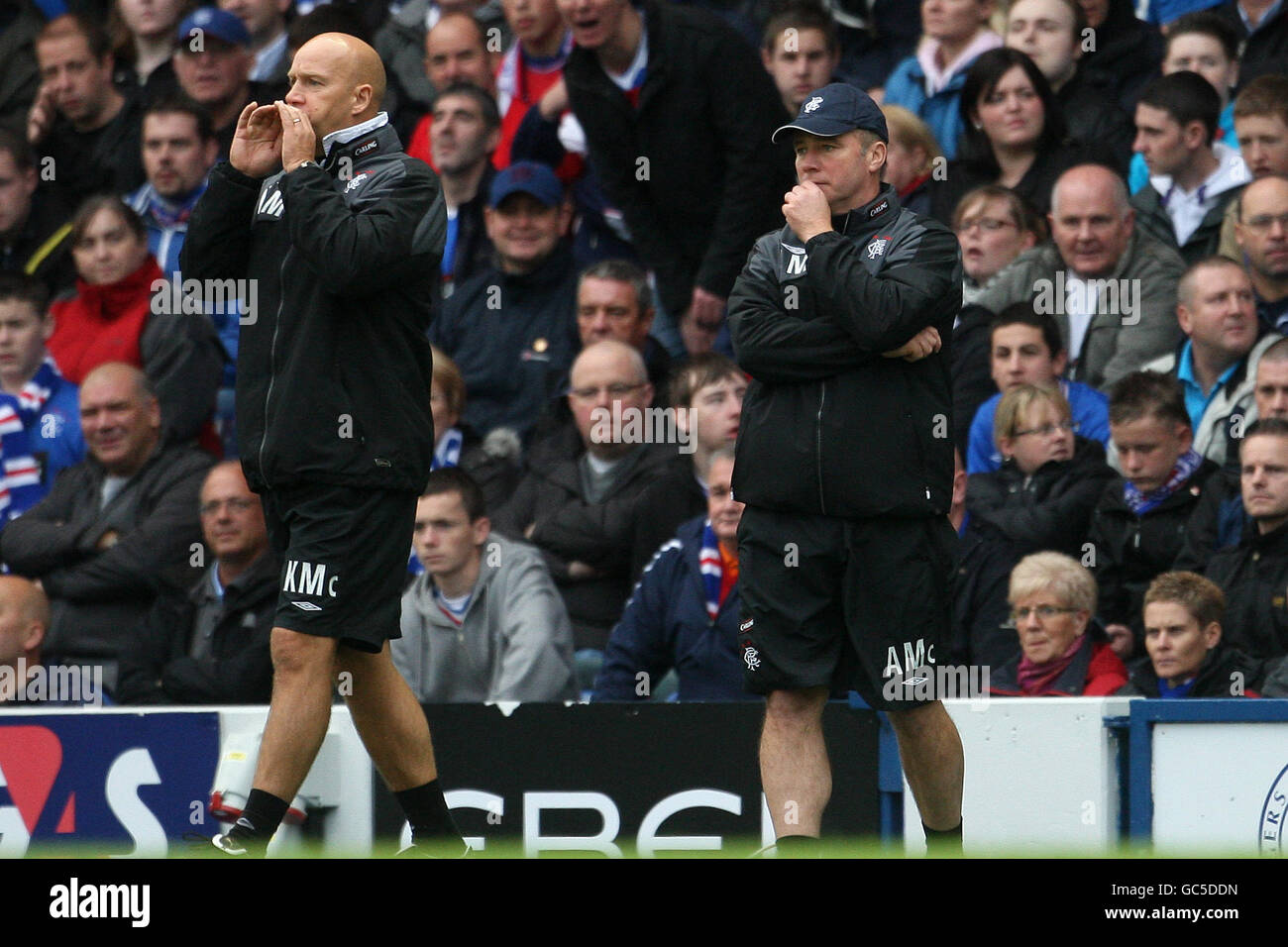 Fußball - Clydesdale Bank Scottish Premier League - Rangers V Hibernian - Ibrox Stockfoto