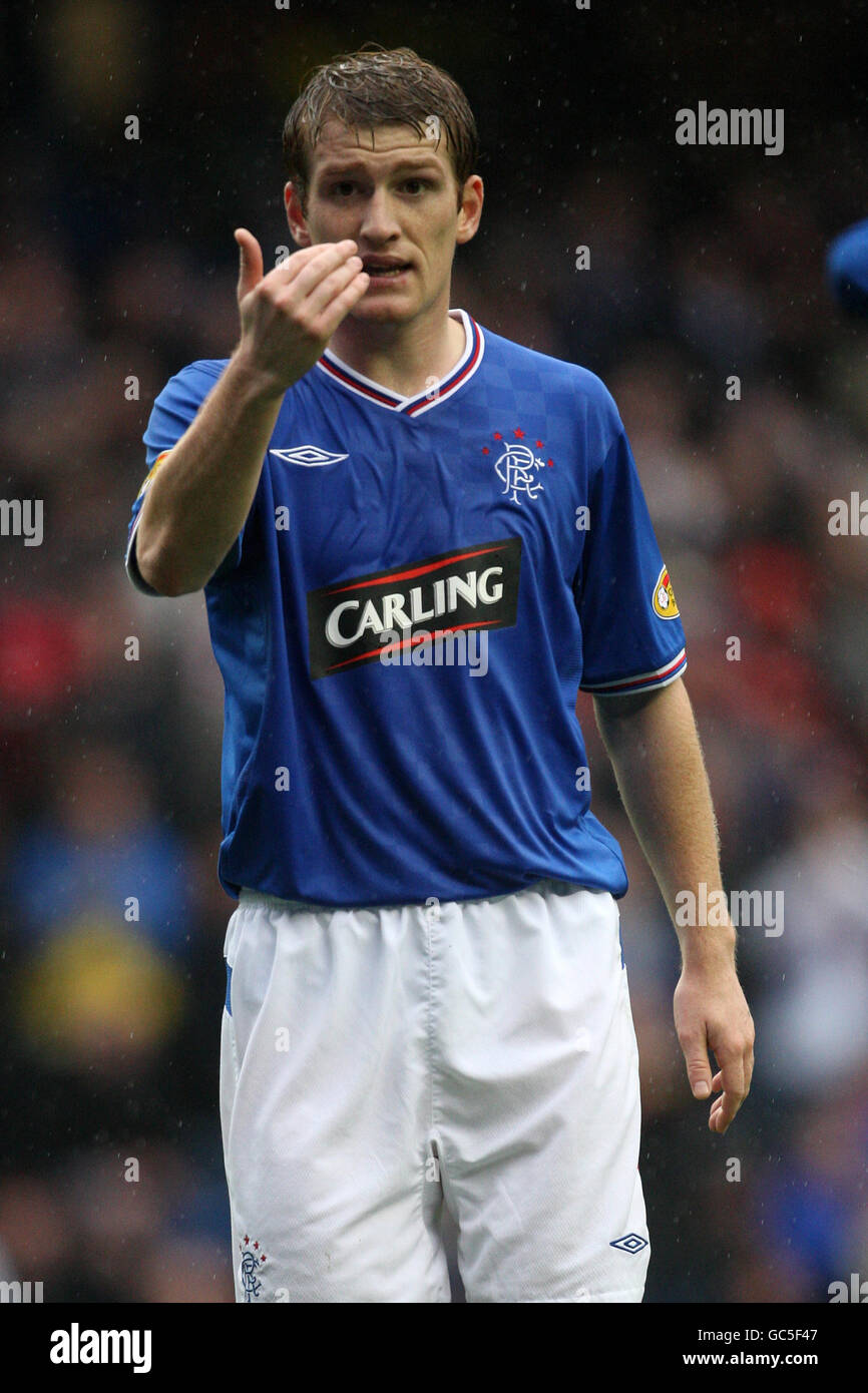 Fußball - Clydesdale Bank Scottish Premier League - Rangers gegen Hibernian - Ibrox. Steven Davis, Rangers Stockfoto