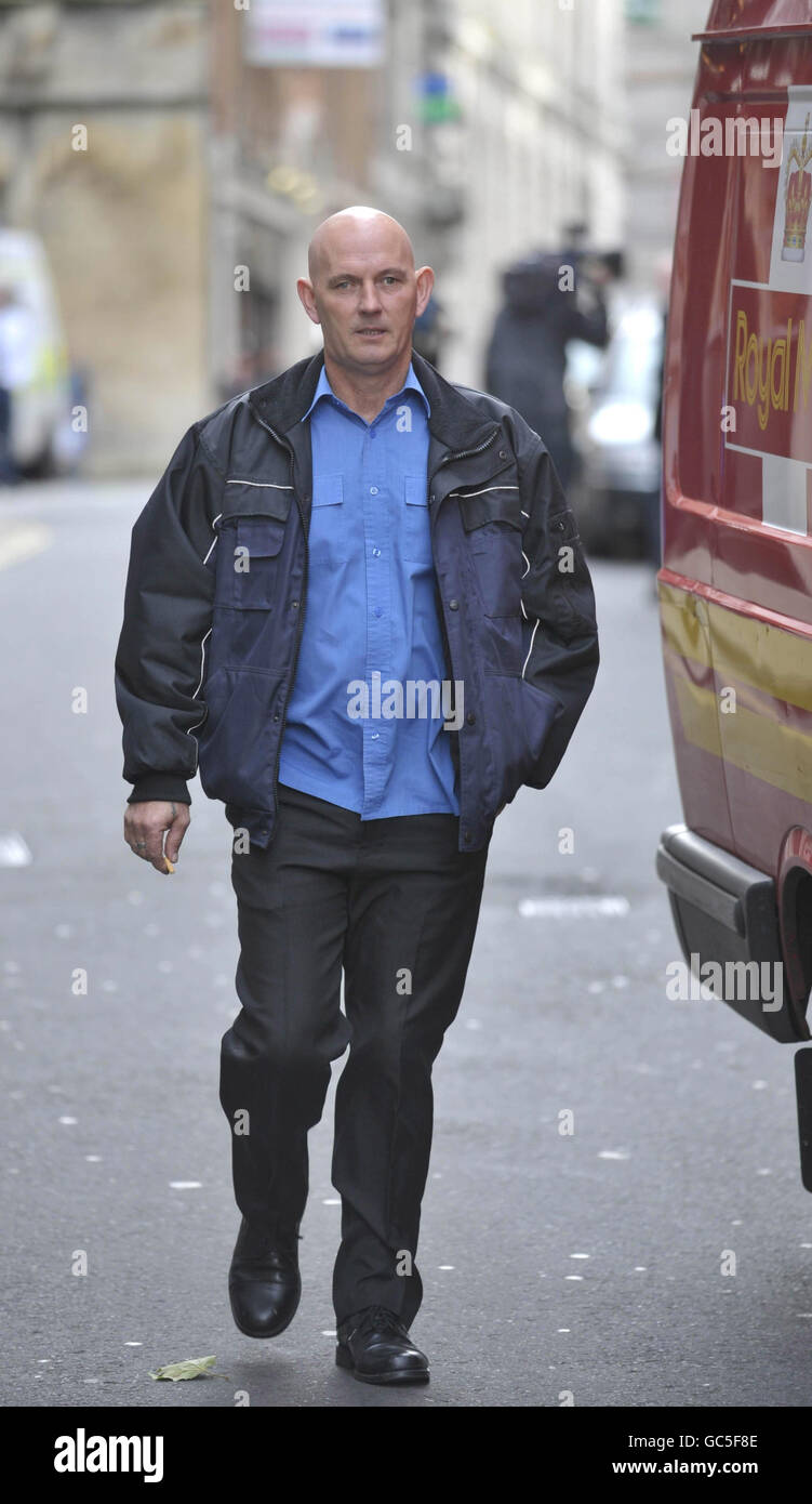 Bewährungsstrafe für LKW-Fahrer Stockfoto