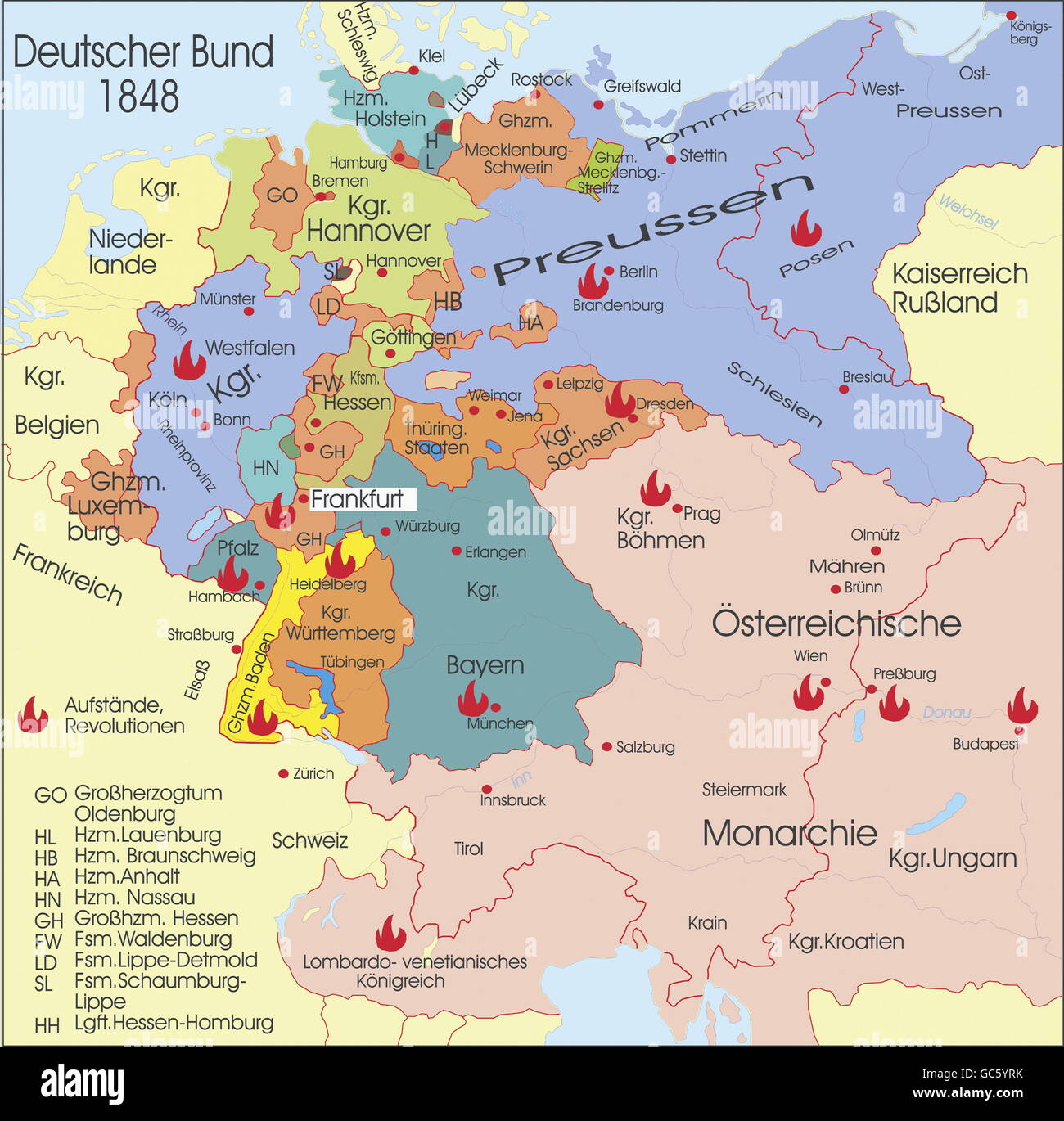 German Confederation Stockfotos & German Confederation Bilder - Alamy