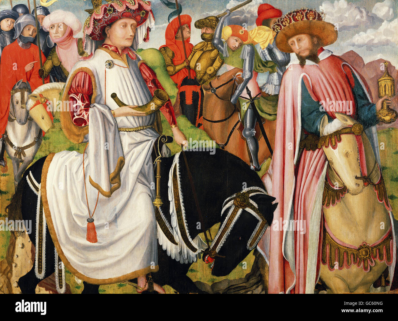 Drei Könige von Jan van Eyck, ca. 1450 Stockfoto