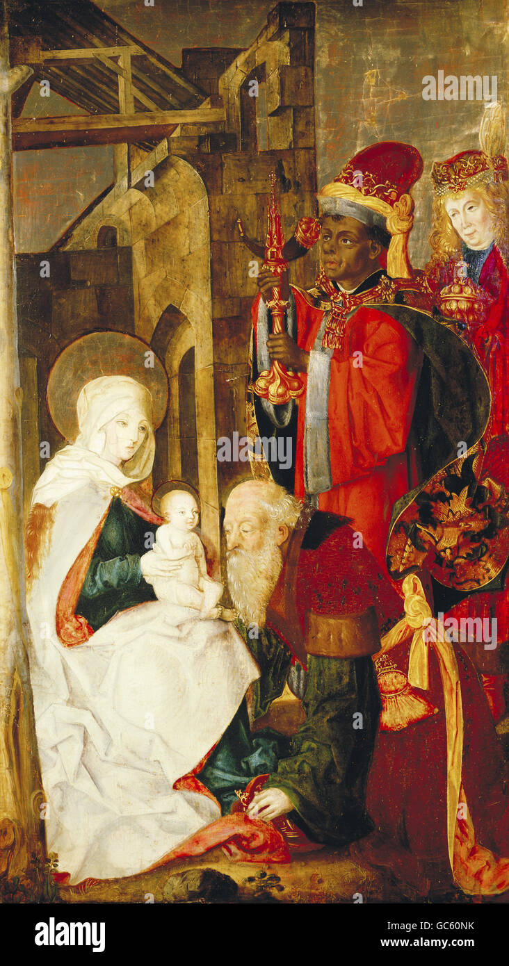 Anbetung der Könige, 1481 Stockfoto