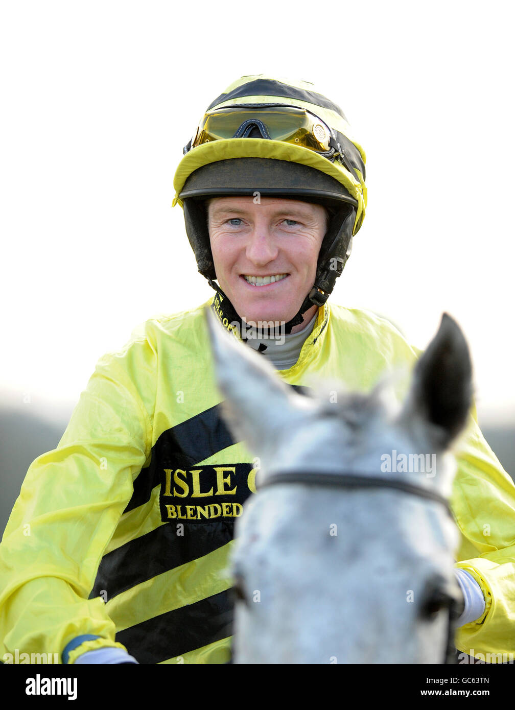 Racing - Korallen Welsh National - Chepstow Rennbahn Stockfoto