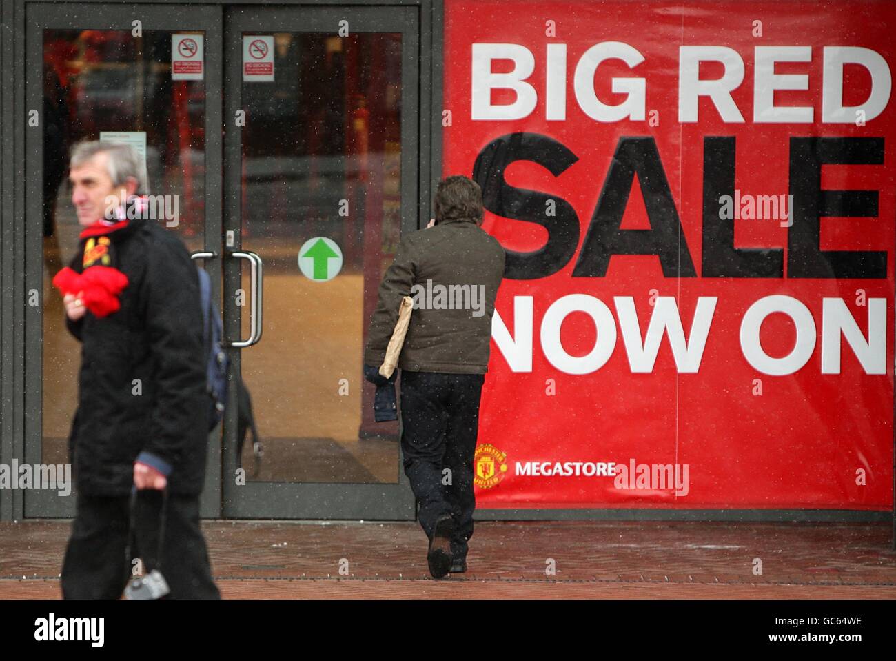 Barclays Premier League - Old Trafford Megastore Stockfoto