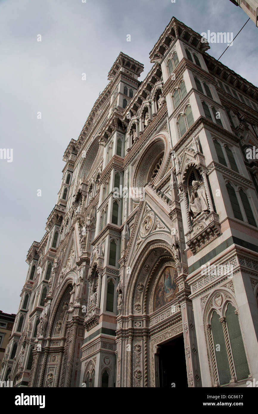 Die Cattedrale di Santa Maria del Fiore - Duomo di Firenze - Florenz-Italien Stockfoto