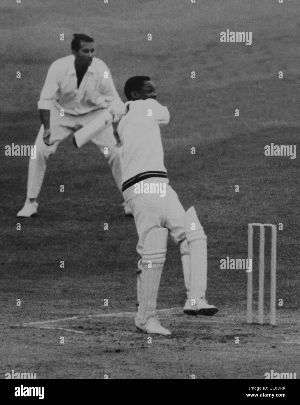 Cricket - England V Westindische Inseln - Antillen im britischen Inseln 1966 (2. Test) - Veranstaltungsort Lords Cricket Ground. Stockfoto