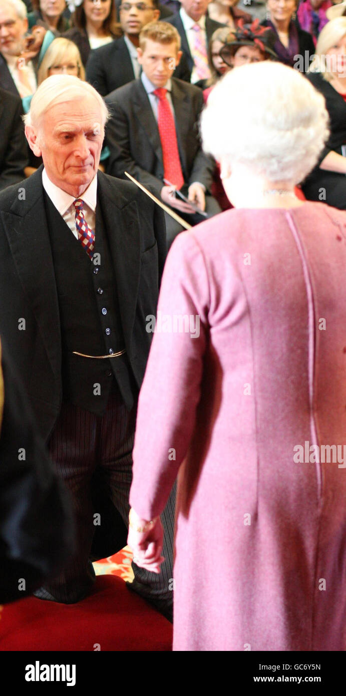 Investitur in Windsor Castle Stockfoto