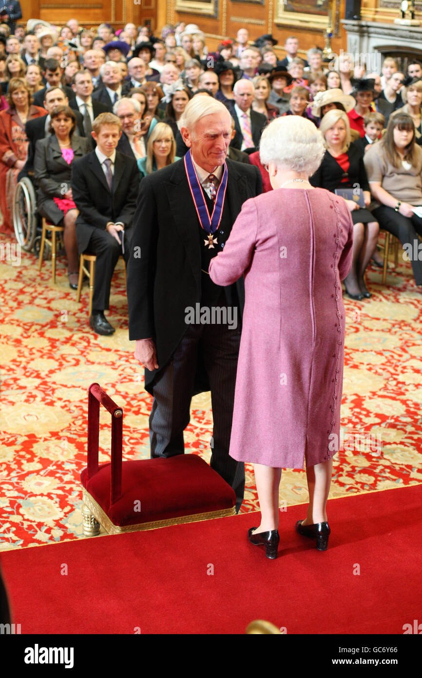 Investitur in Windsor Castle Stockfoto