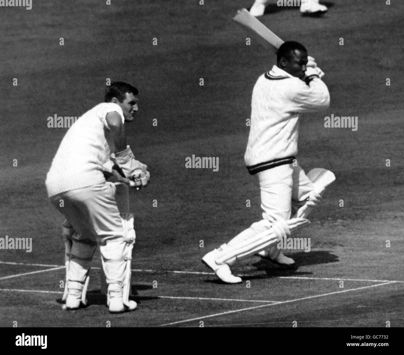 Cricket - Westindien in britischen Inseln 1966 (4.-Test) - England V West Indies - Headingley Cricket Ground Stockfoto