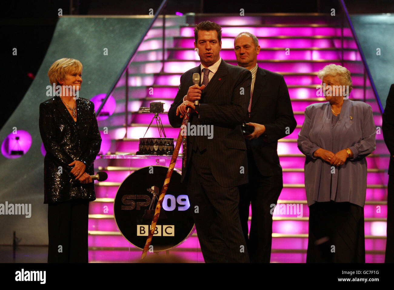 Sport - BBC Sports Personality of the Year Preisverleihung - Sheffield Arena. Major Phil Packer auf der Bühne während der BBC Sports Personality of the Year Awards in der Sheffield Arena, Sheffield . Stockfoto