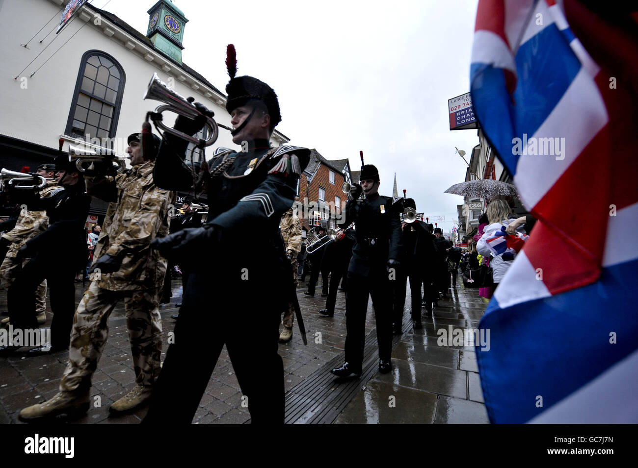 4. Bataillon The Rifles (4 Gewehre) Parade Stockfotografie - Alamy