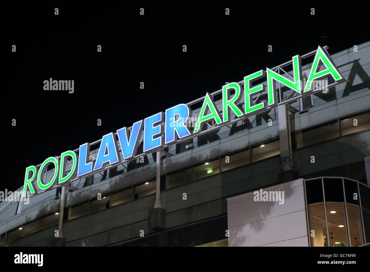 Rod Laver Arena in Melbourne Australien. Stockfoto