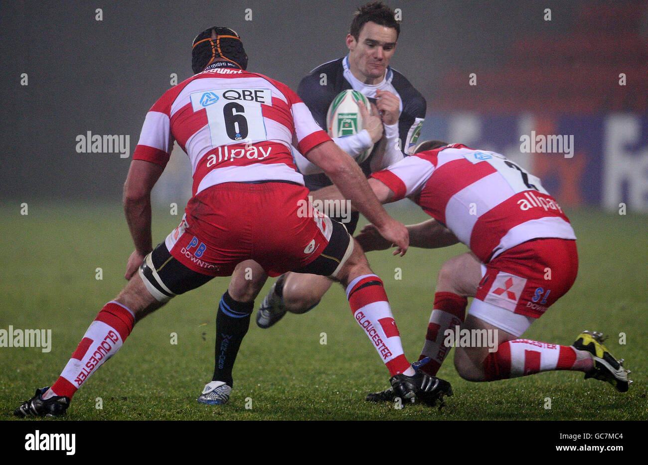Rugby-Union - Heineken Cup - zwei Pool - Glasgow Warriors V Gloucester Rugby - Firhill Arena Stockfoto