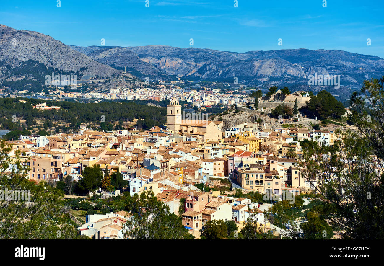 Polop De La Marina Stockfoto