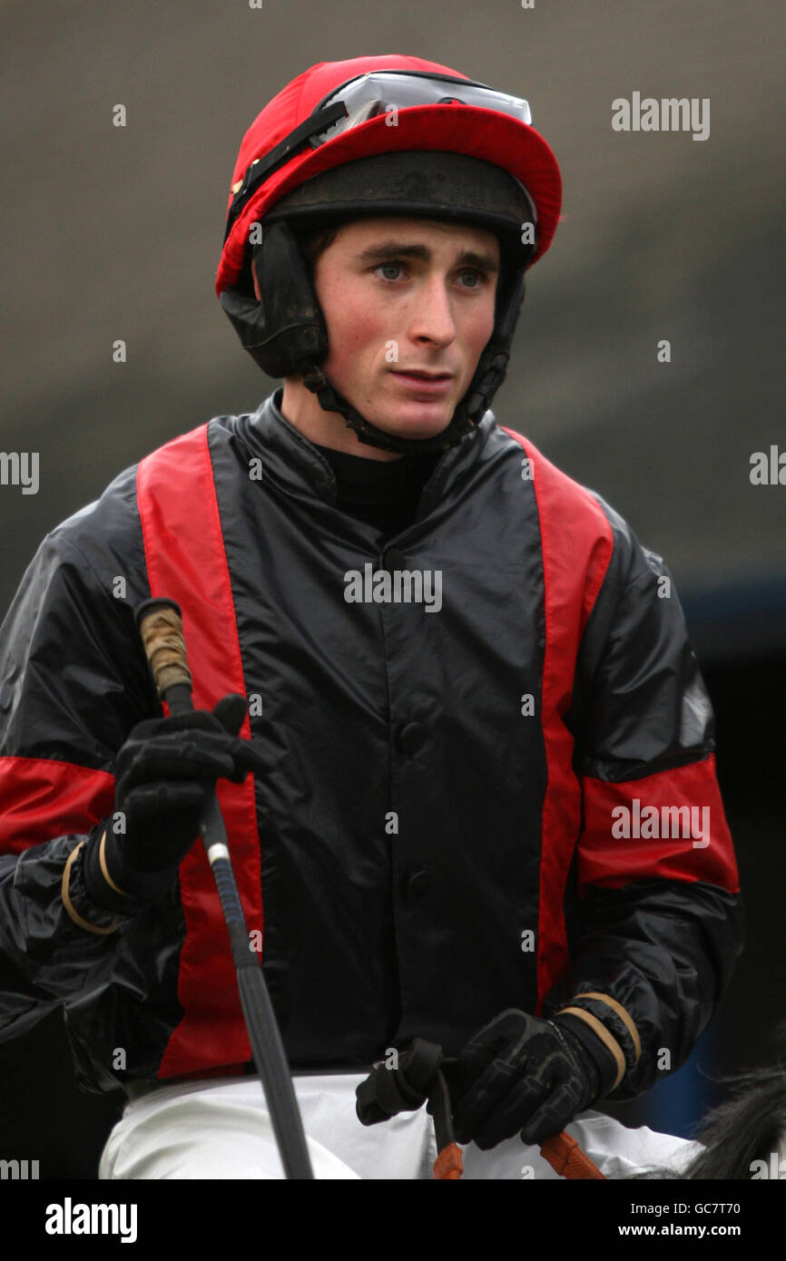 Pferderennen - Leicester Racecourse. Marc Goldstein, Jockey Stockfoto