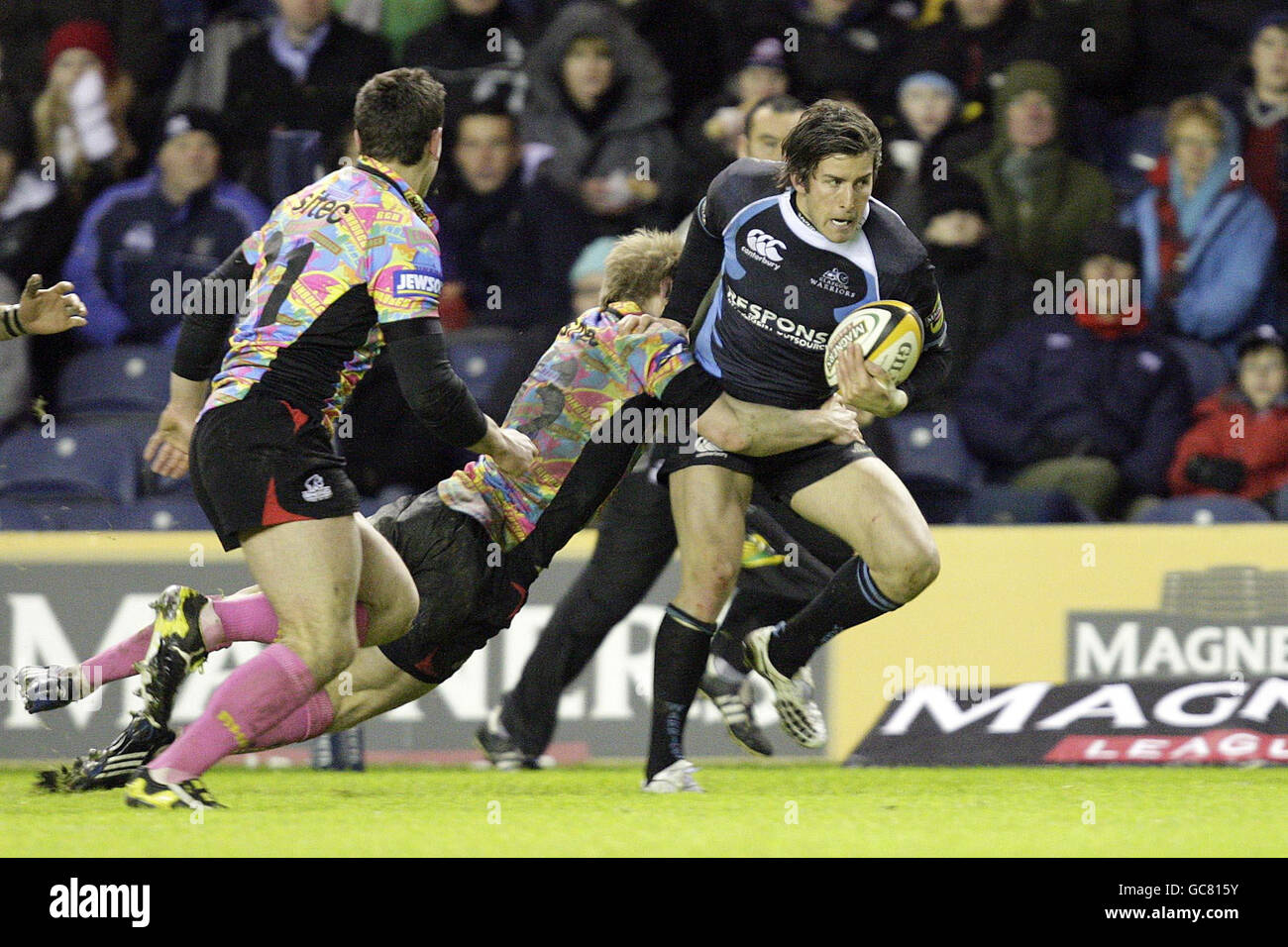 Rugby-Union - Magners League - Edinburgh Rugby V Glasgow Warriors - Murrayfield Stockfoto