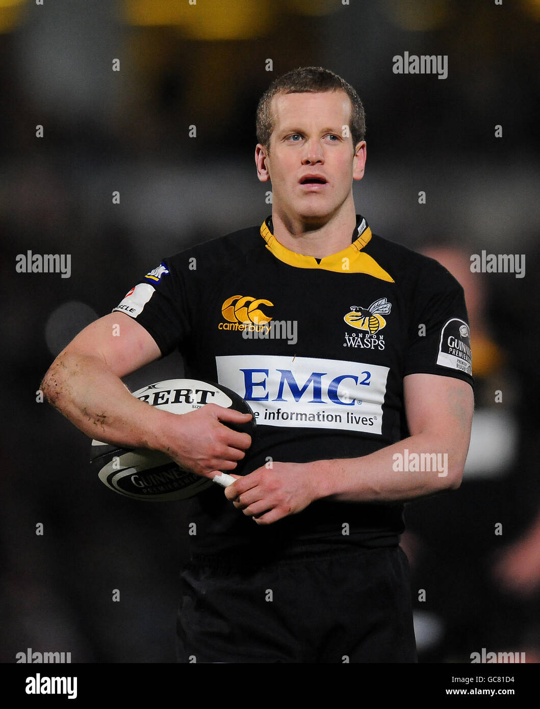 Rugby Union - Guinness Premiership - London Wasps gegen Newcastle Falcons - Adams Park. Dave Walder, Londoner Wespen Stockfoto