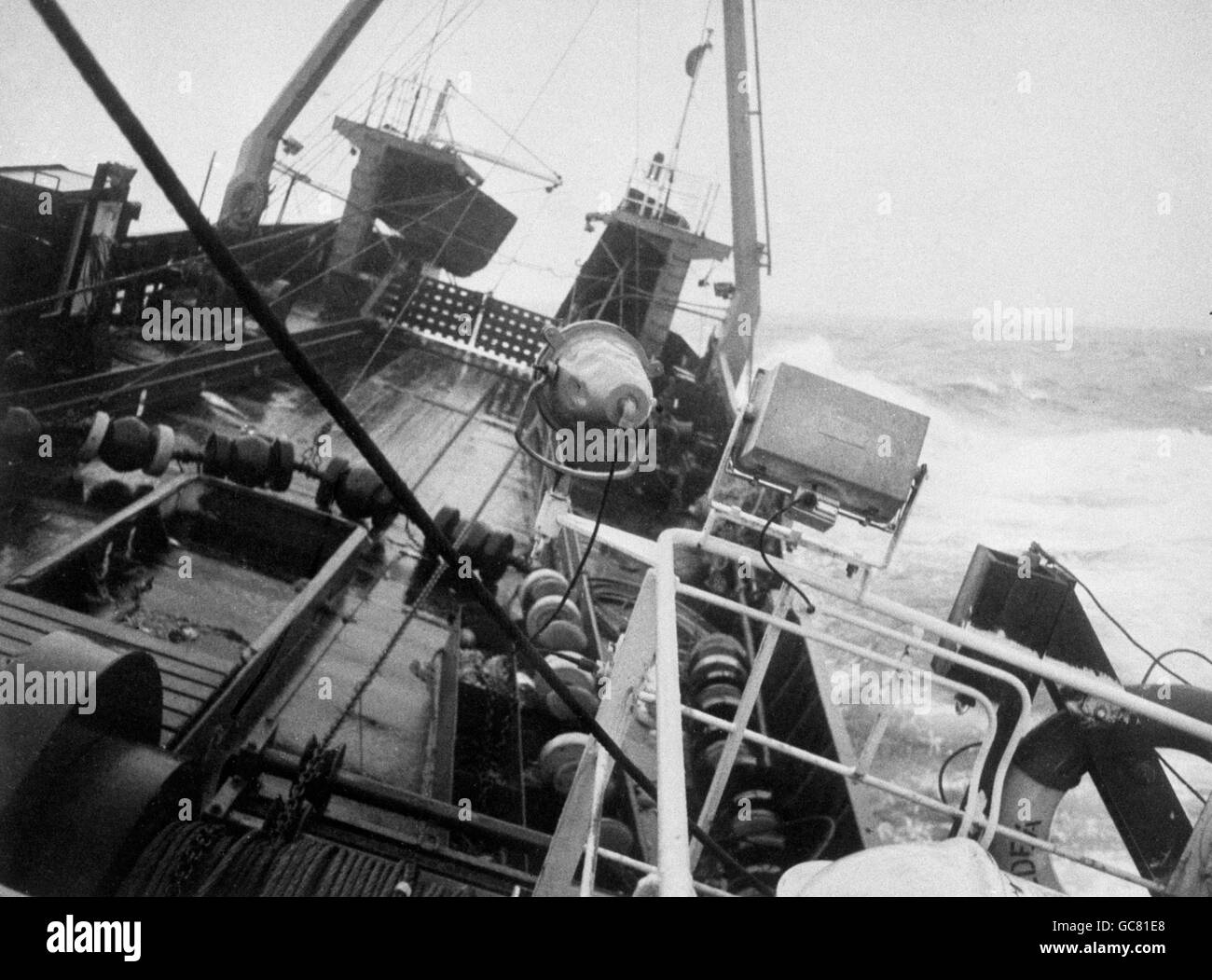 Britische Fischerei an der Küste Islands. Stockfoto