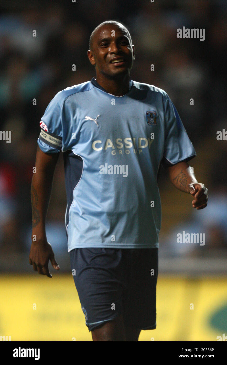 Fußball - Coca-Cola Football League Championship - Coventry City / Newcastle United - Ricoh Arena. Clinton Morrison, Coventry City Stockfoto