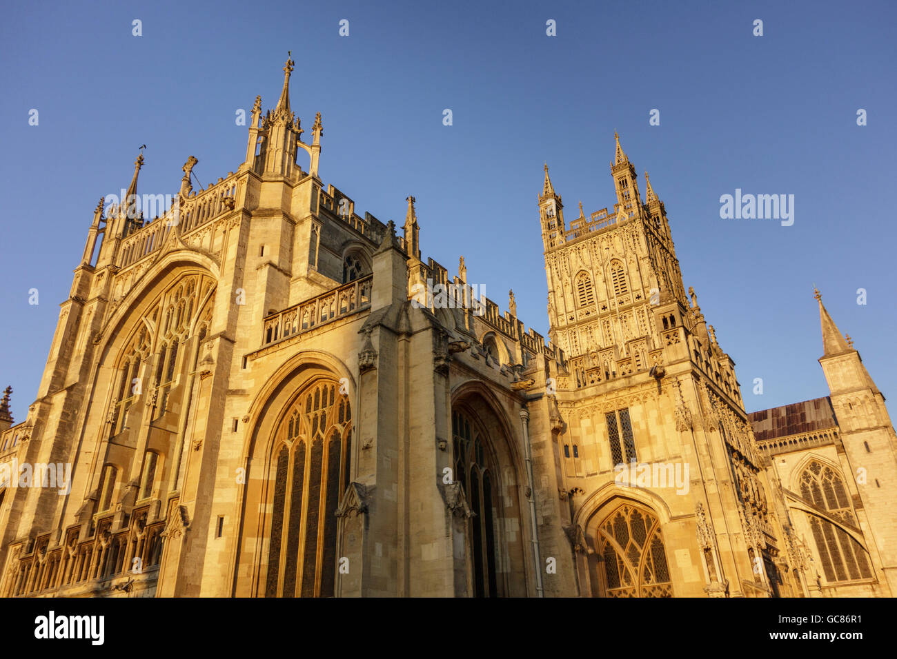 Kathedrale von Gloucester, Gloucestershire, UK Stockfoto