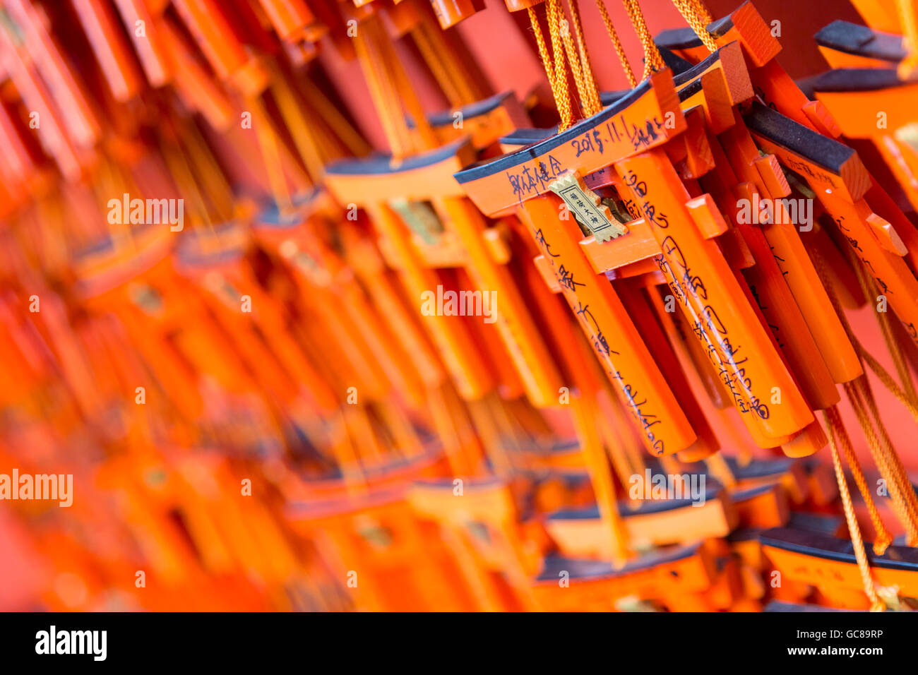 Fushimi Inari-Taisha-Schrein in Kyōto, Japan. Stockfoto