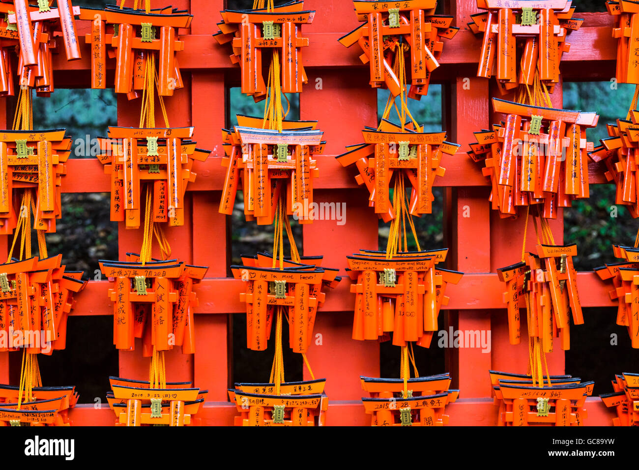 Fushimi Inari-Taisha-Schrein in Kyōto, Japan. Stockfoto