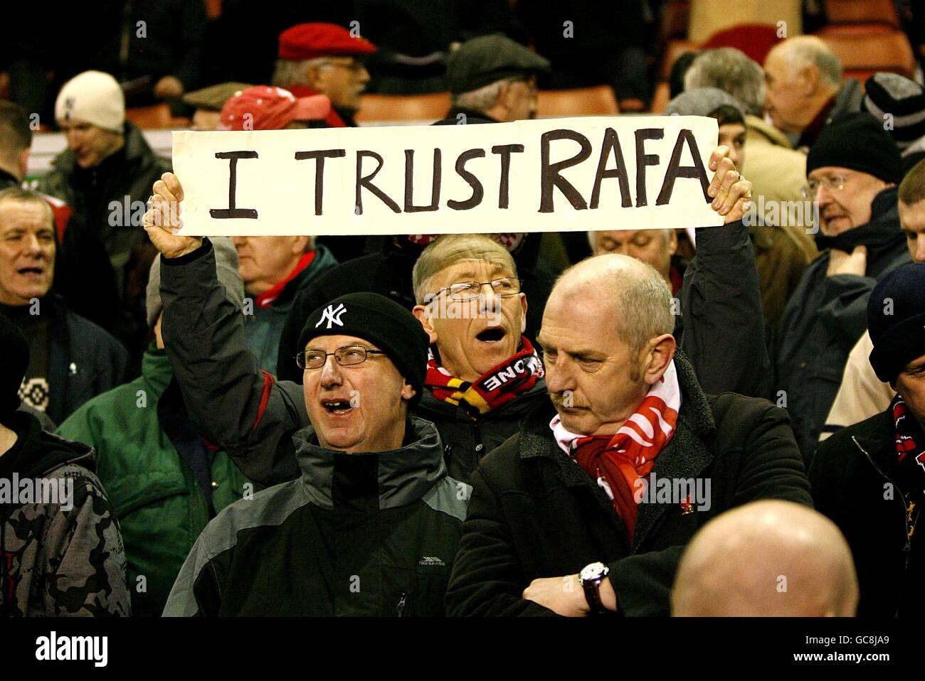 Fußball - Barclays Premier League - Liverpool gegen Wolverhampton Wanderers - Anfield Road Stockfoto