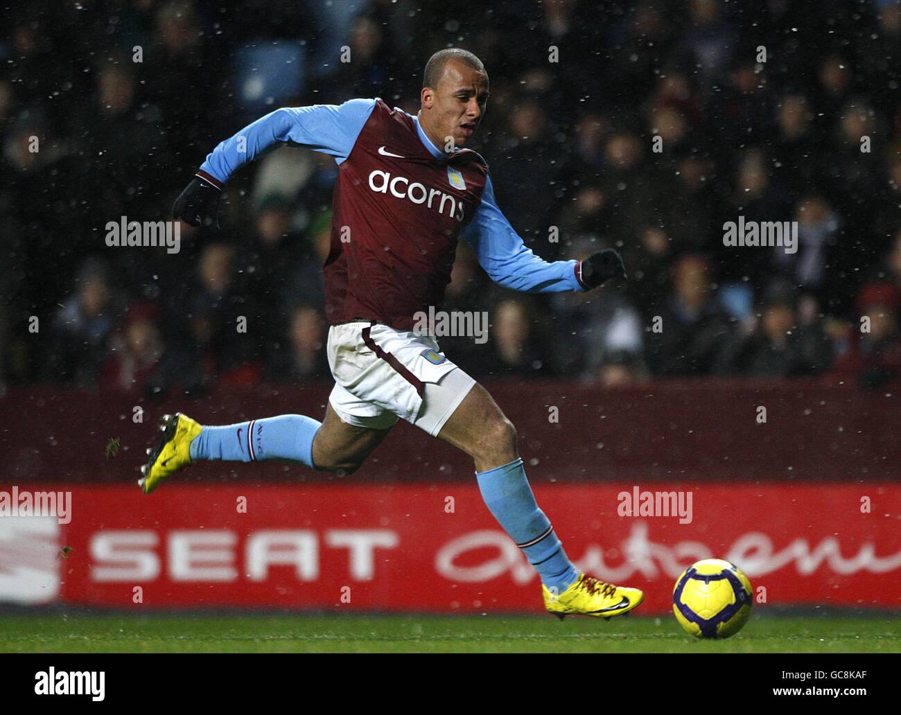 Fußball - Barclays Premier League - Aston Villa V Liverpool - Villa Park Stockfoto